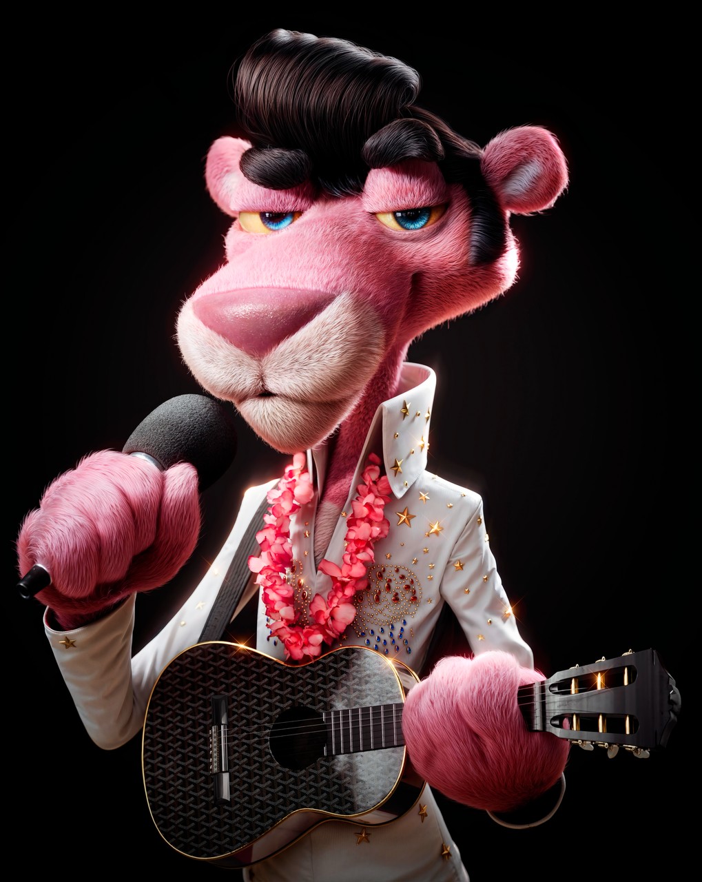 Tablou Canvas: Serenada Felinei Groovy - Thumbnail 2