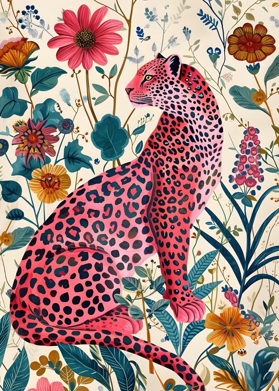 Tablou Canvas: Eleganță în junglă - Thumbnail 2