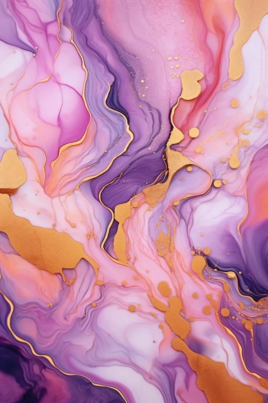 Tablou Canvas: Vis de lavandă aurie - Thumbnail 2