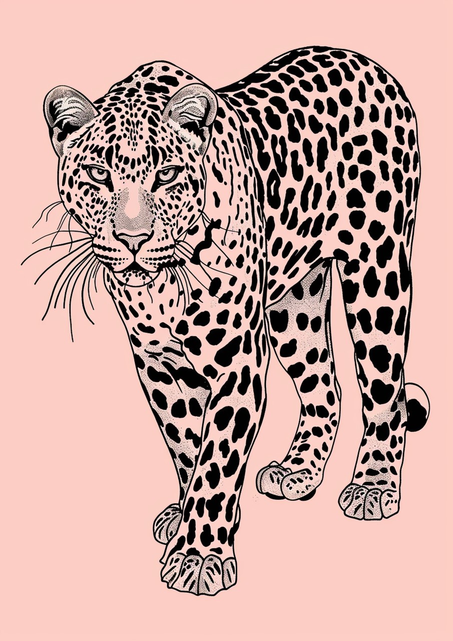 Tablou Canvas: Leoparzii Grație - Thumbnail 2