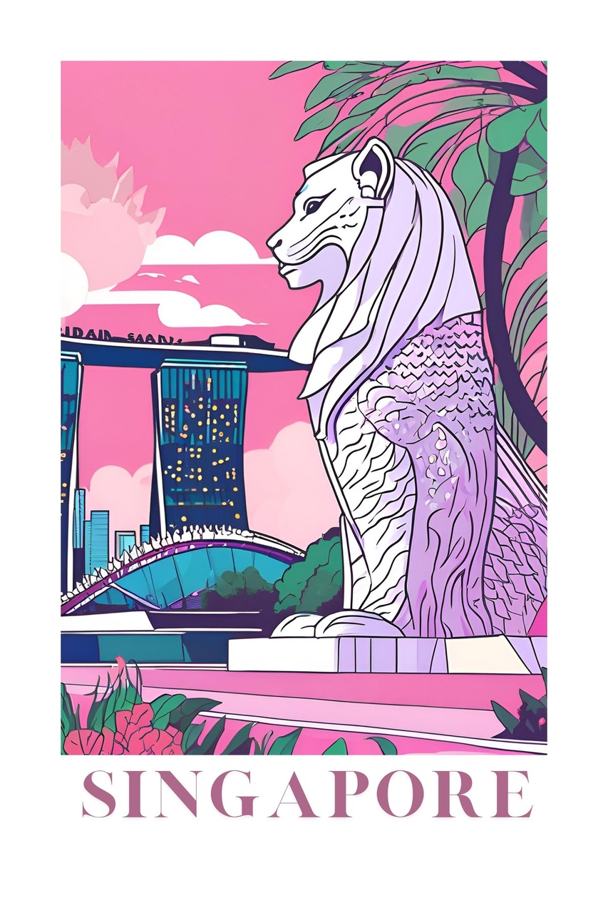 Tablou Canvas: Singapore Măreț - Thumbnail 2