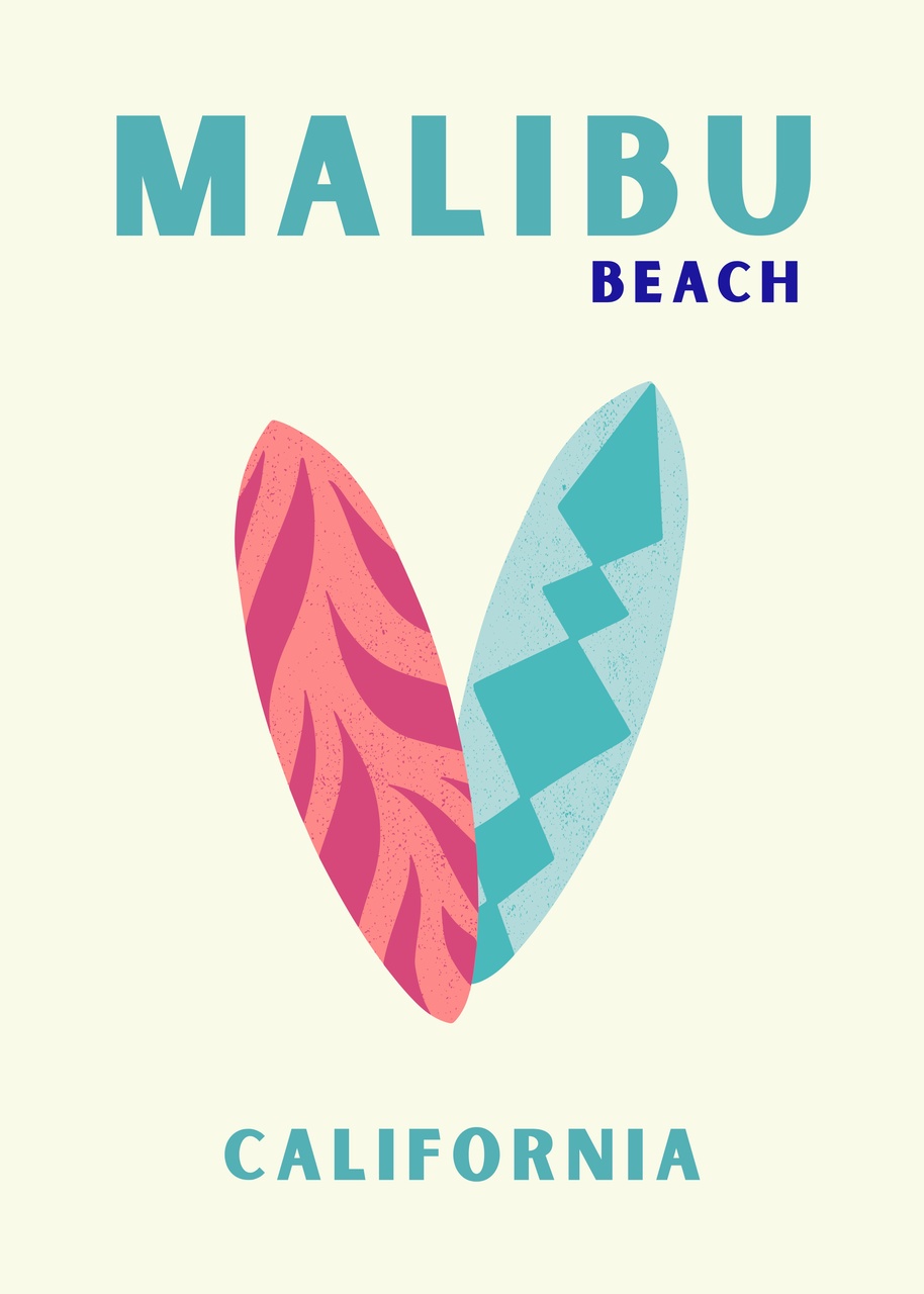 Tablou Canvas: Vibrații din Malibu - Thumbnail 2