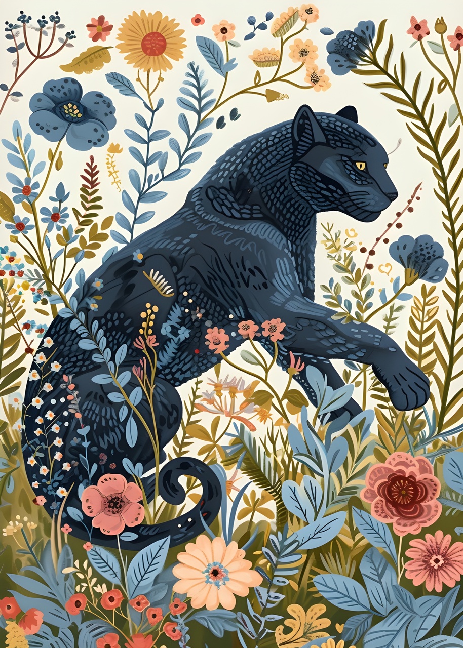 Tablou Canvas: Măreția Junglei de la Miezul Nopții - Thumbnail 2