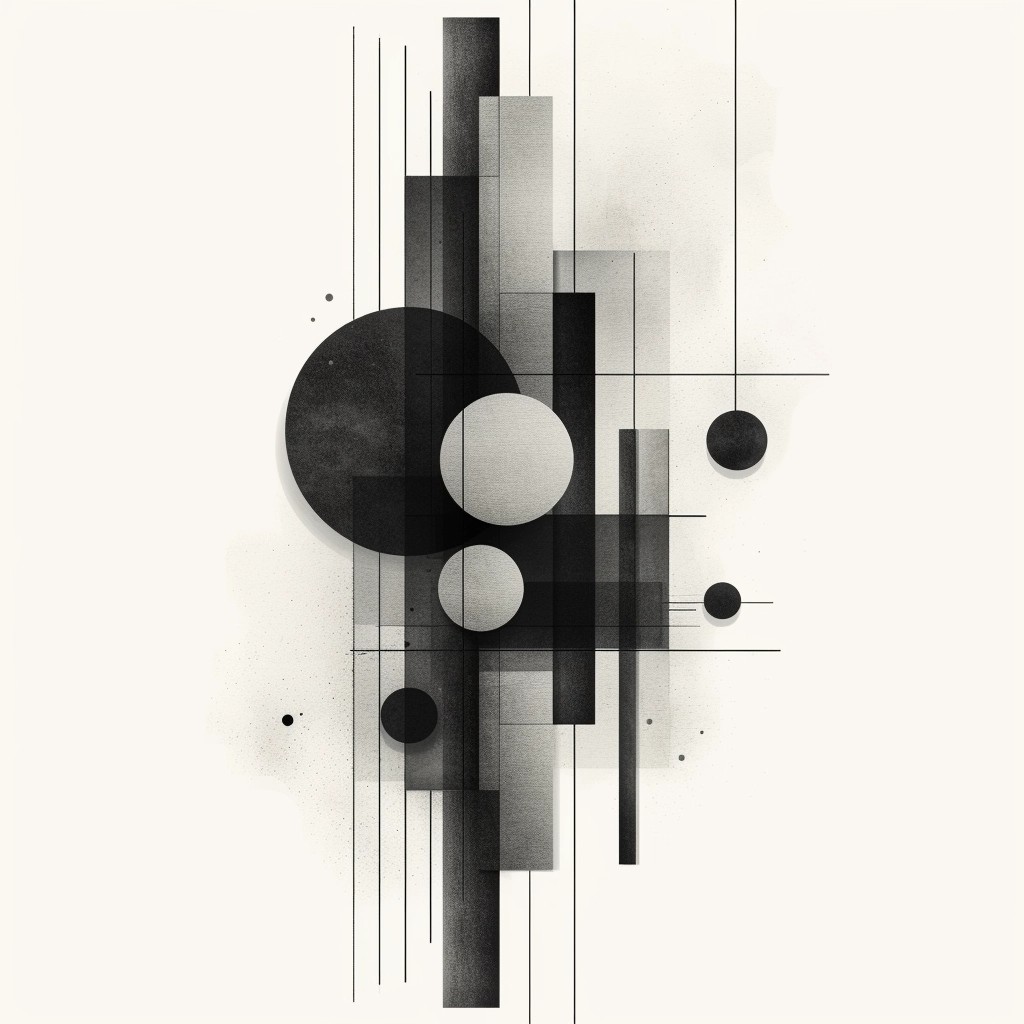 Tablou Canvas: Simetrie Monocromă - Thumbnail 2