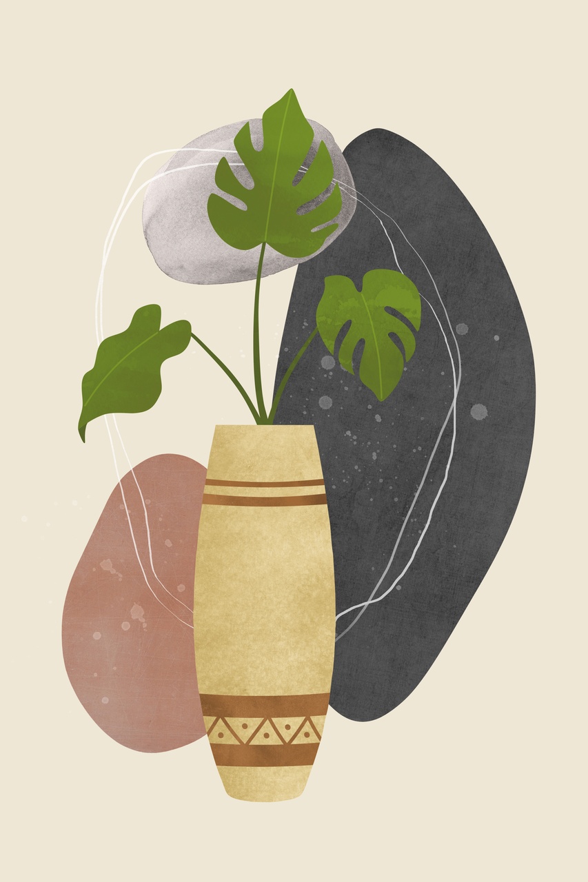 Tablou Canvas: Monstera Bliss - Thumbnail 2