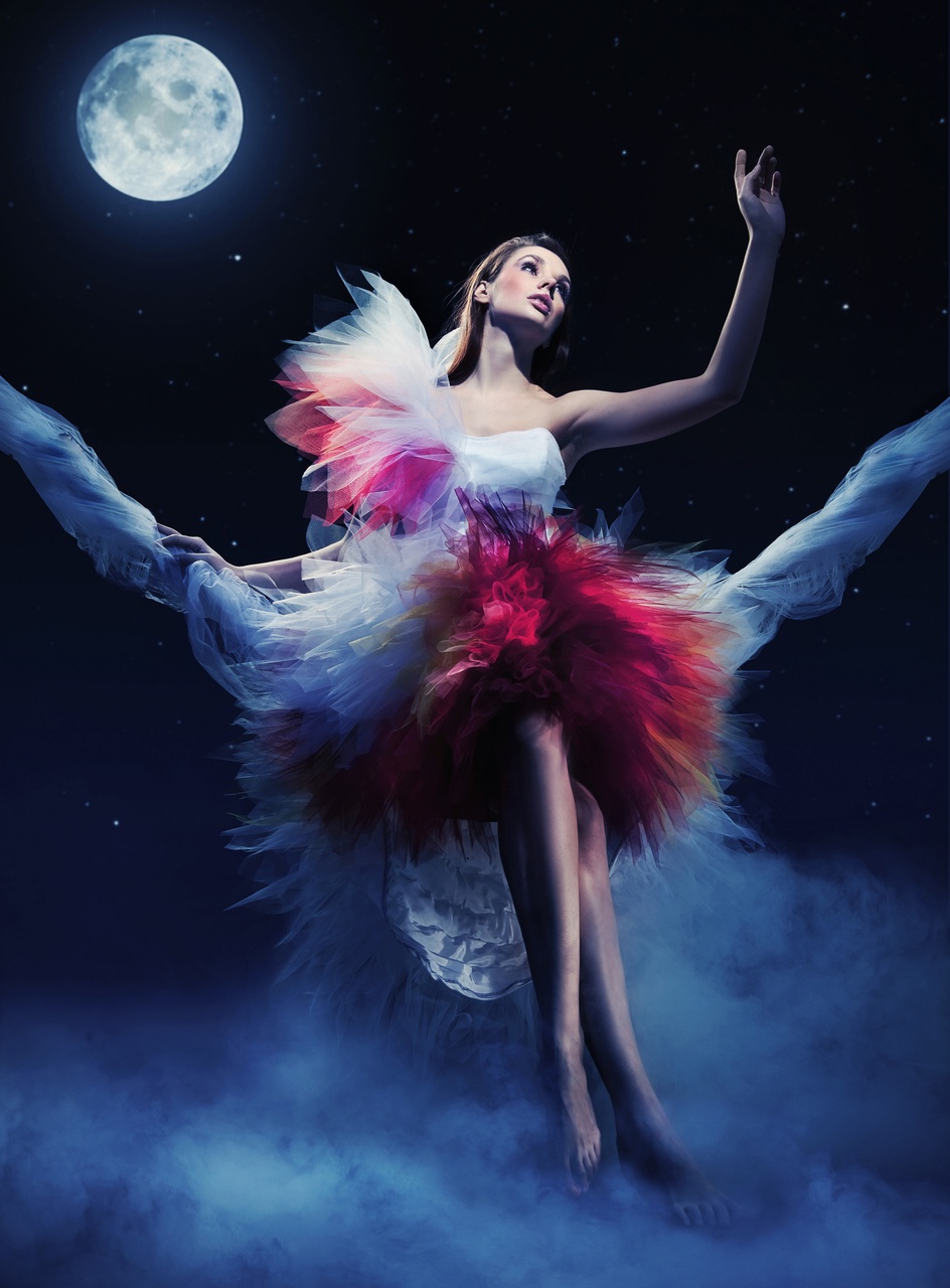 Tablou Canvas: Dansatoarea în lumina lunii - Thumbnail 2