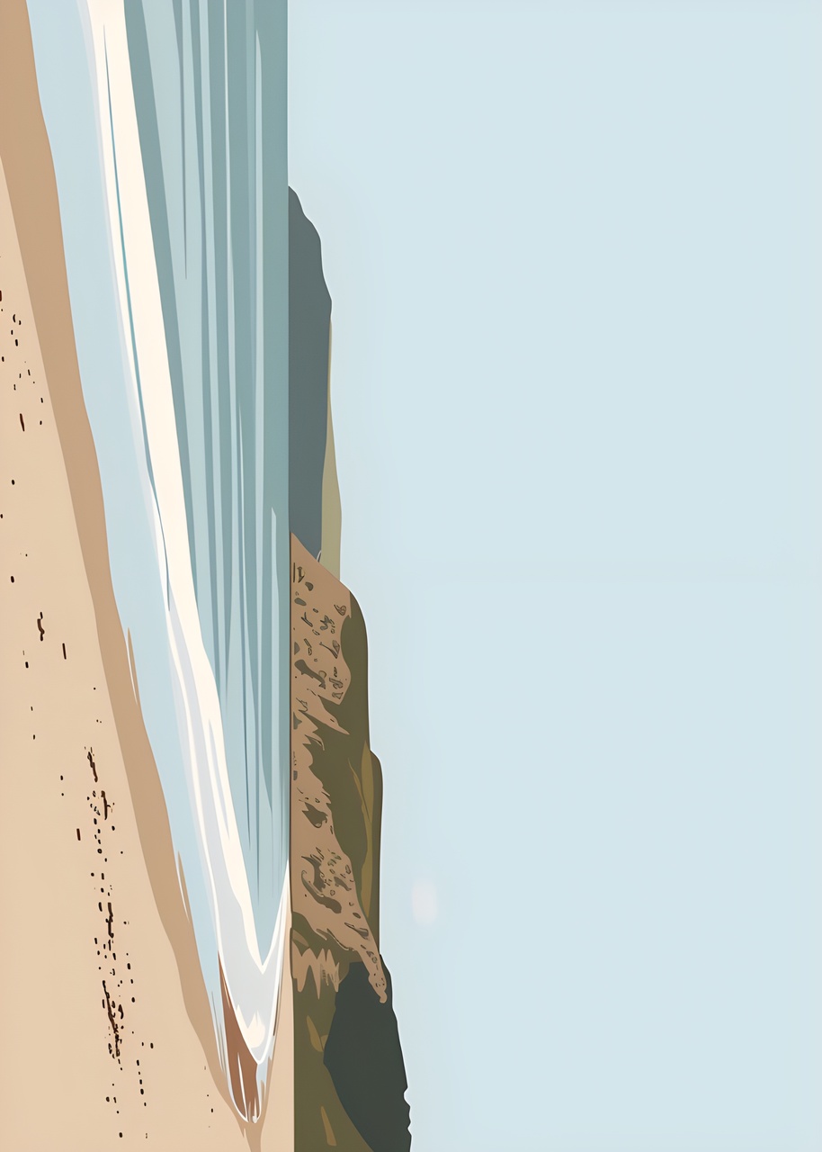 Tablou Canvas: Liniștea la marginea oceanului - Thumbnail 2