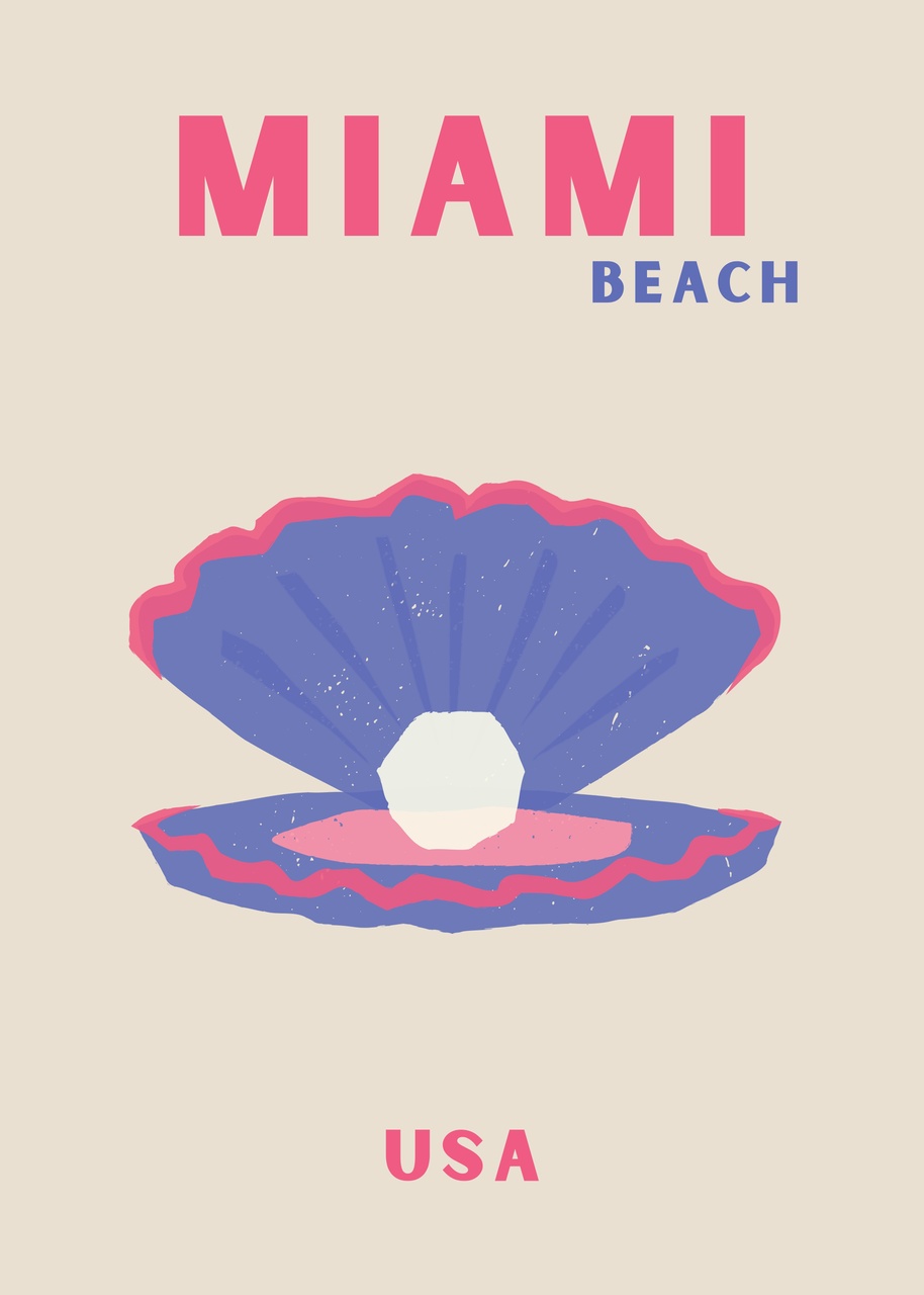 Tablou Canvas: Perla din Miami Beach - Thumbnail 2