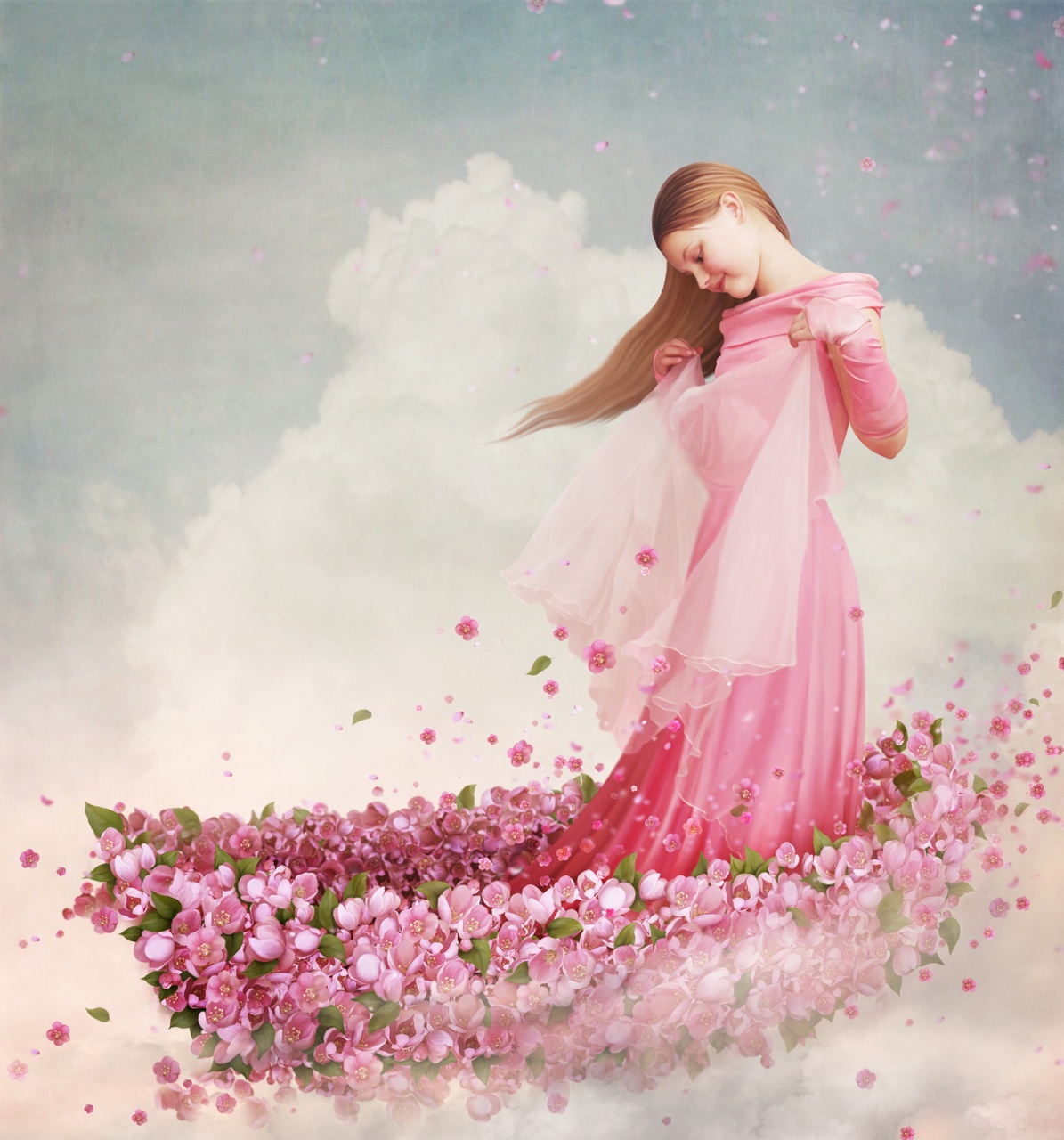 Tablou Canvas: Petale în vânt - Thumbnail 2