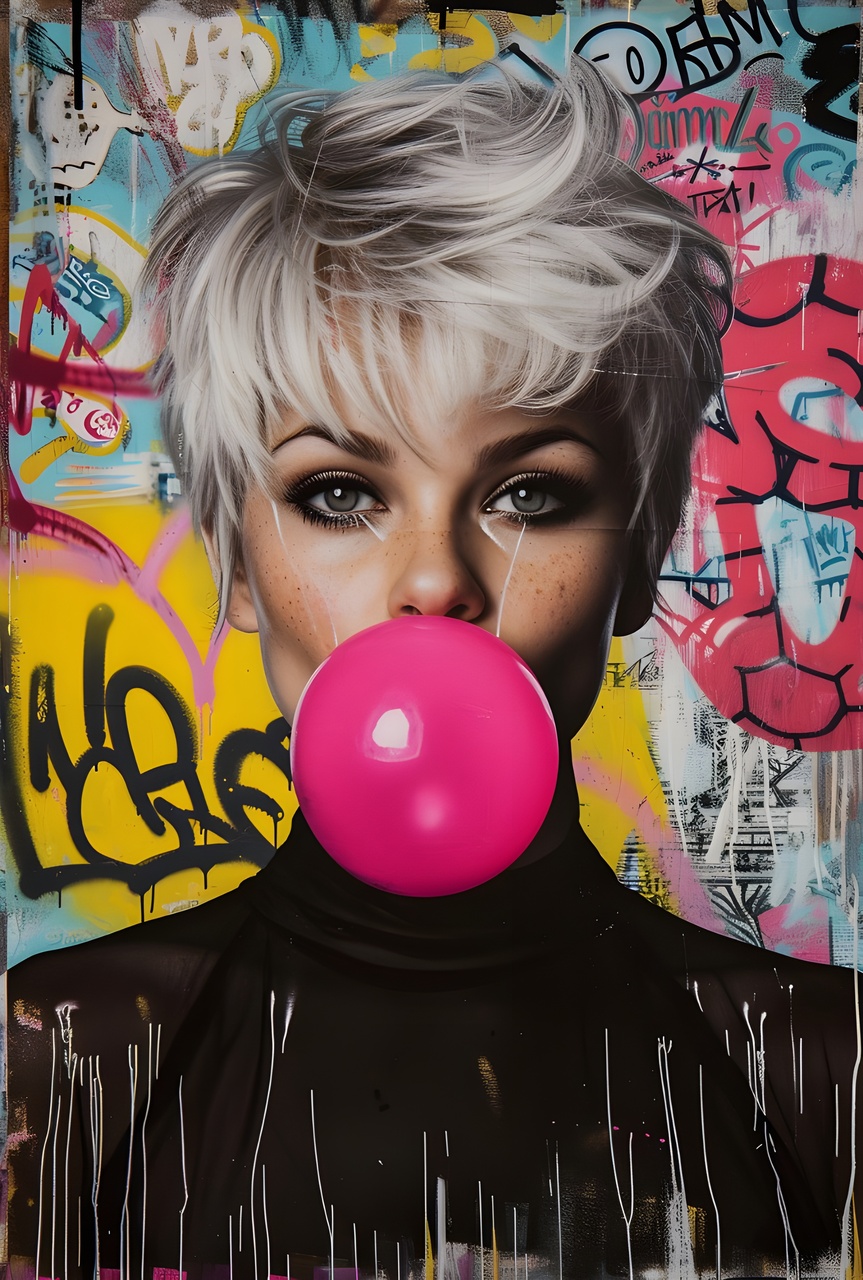 Tablou Canvas: Sclipire de Răzvrătire - Thumbnail 2