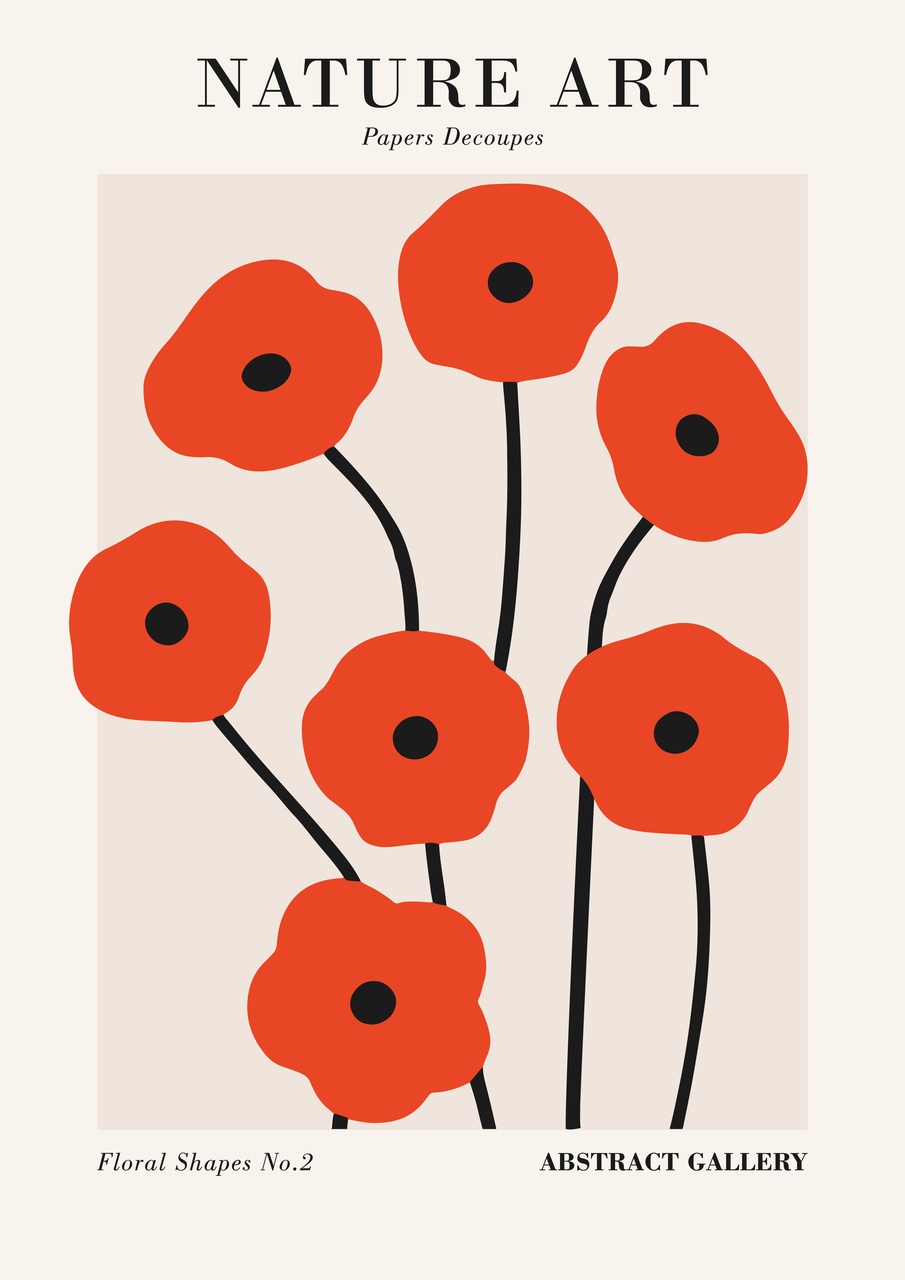 Tablou Canvas: Paradă de maci - Thumbnail 2