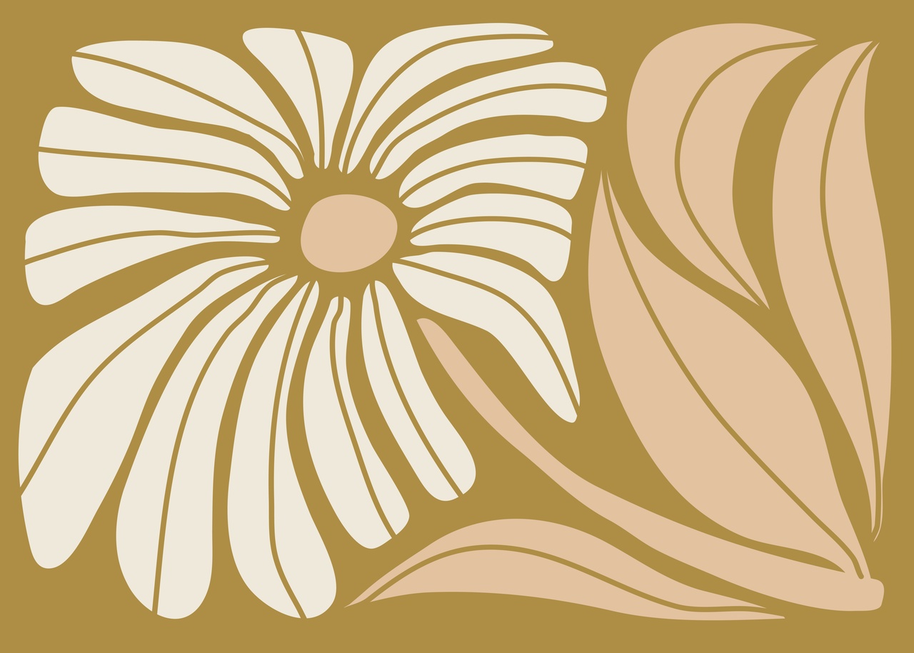 Tablou Canvas: Vibrații Retro Florale - Thumbnail 2