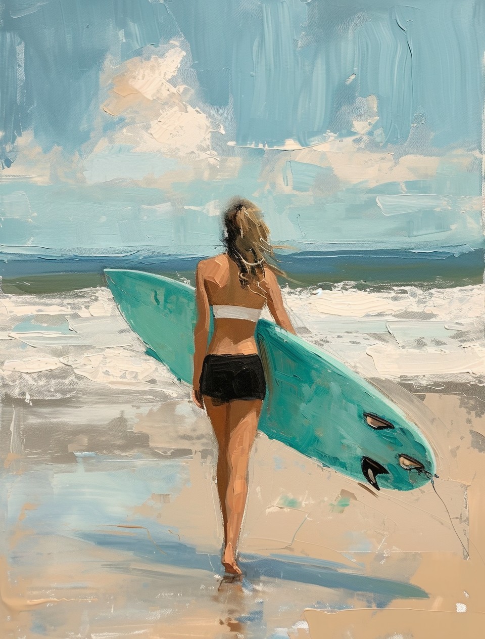 Tablou Canvas: Surfați pe valuri - Thumbnail 2