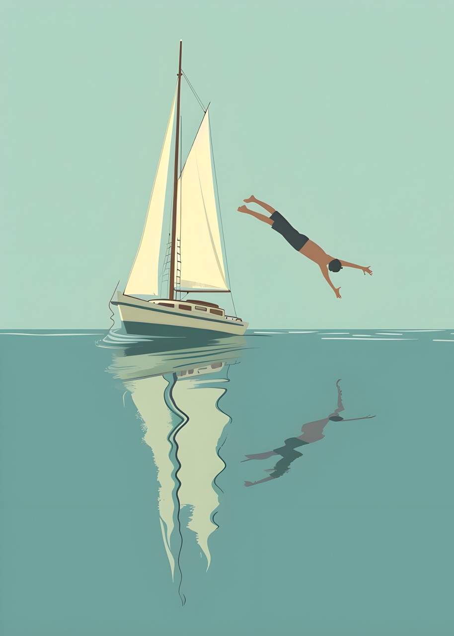 Tablou Canvas: Navighează către Seninătate (1) - Thumbnail 2