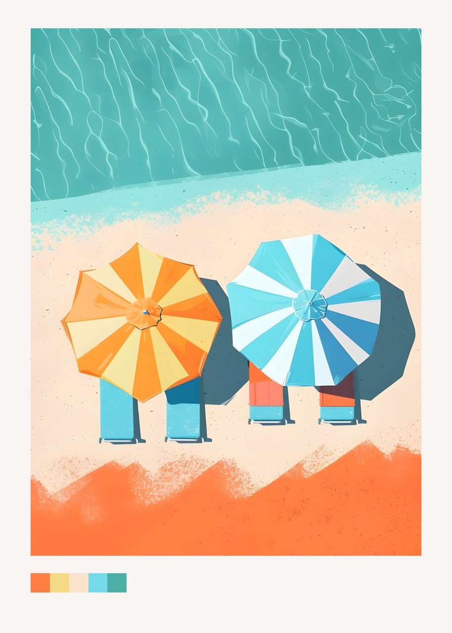 Tablou Canvas: Liniște la malul mării - Thumbnail 2