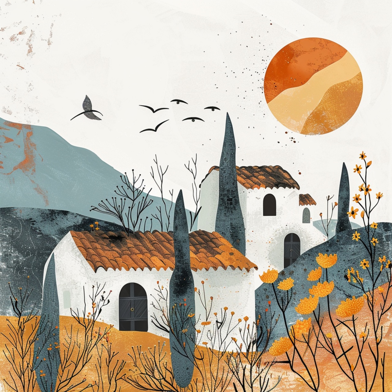 Tablou Canvas: Răsărit liniștit în Mediterana - Thumbnail 2