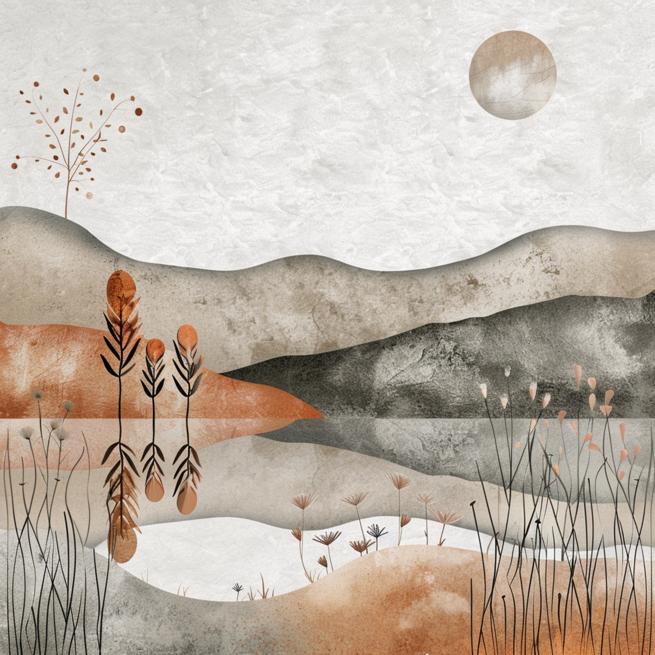 Tablou Canvas: Reflecții Senine - Thumbnail 2