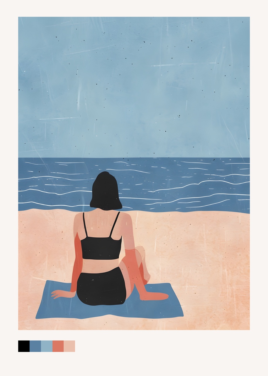 Tablou canvas: Seninătate lângă mare - Thumbnail 2