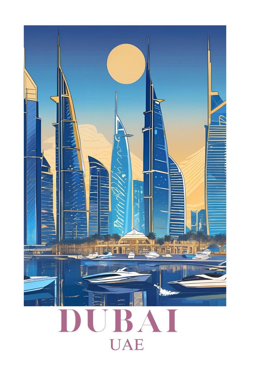 Tablou Canvas: Liniste Urbana: Visele Dubaiului - Thumbnail 2