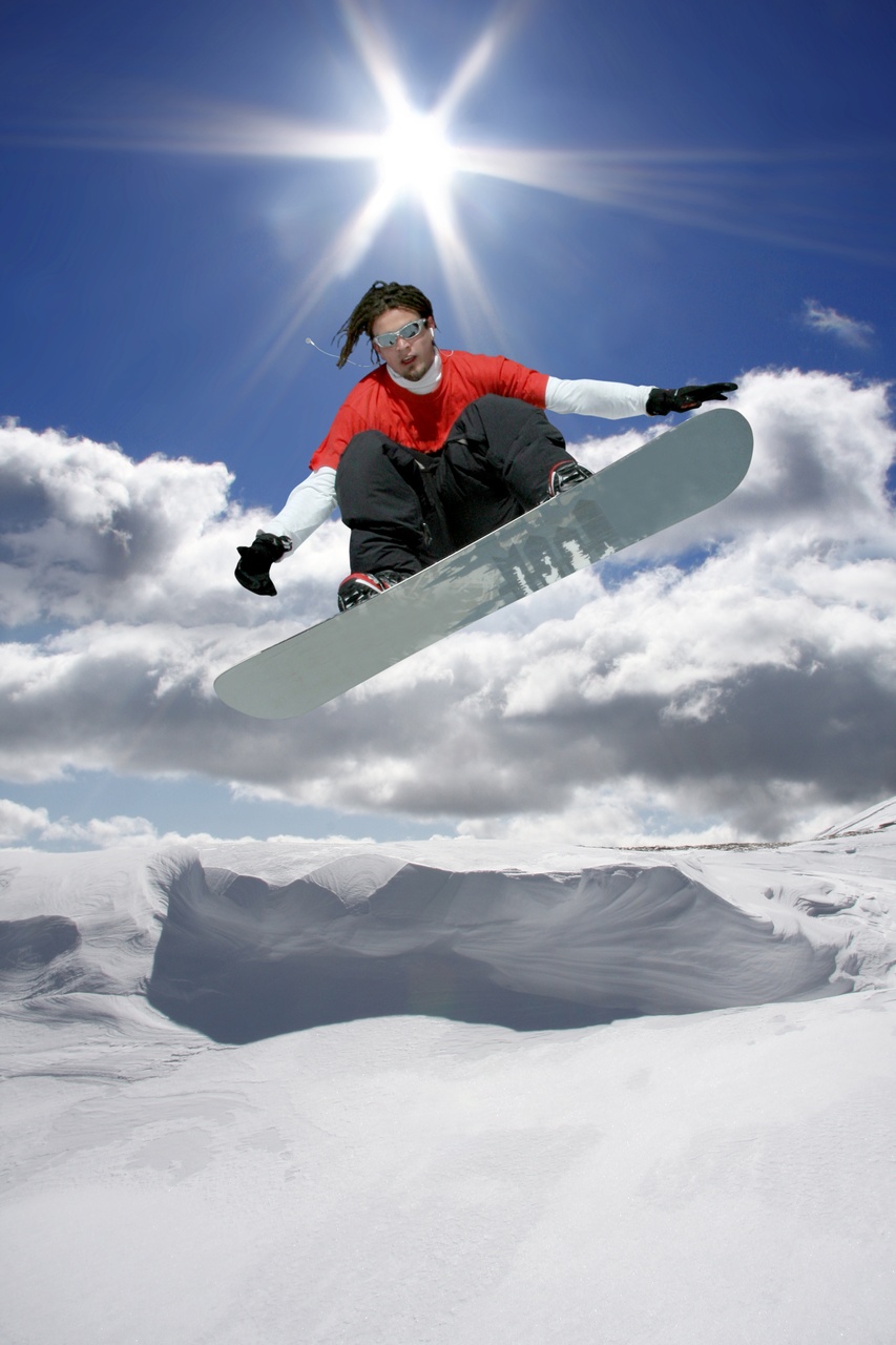 Tablou Canvas: Snowboarder în zbor - Thumbnail 2