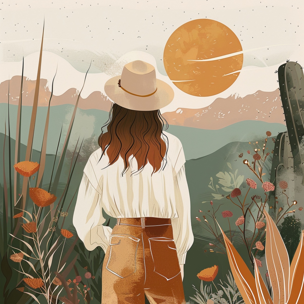 Tablou Canvas: Rătăcind la apus - Thumbnail 2