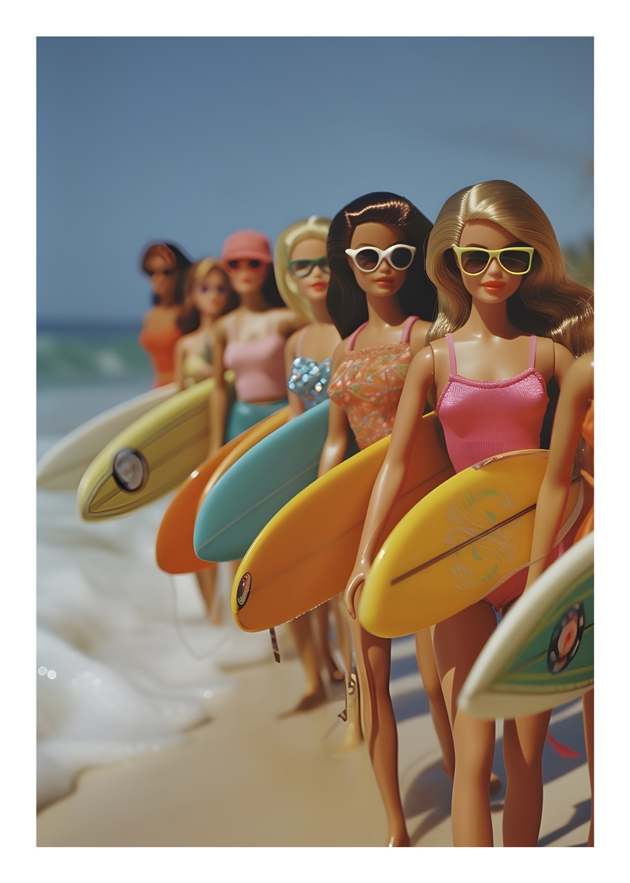 Tablou Canvas: Surf în sus, Echipa Soarelui! - Thumbnail 2