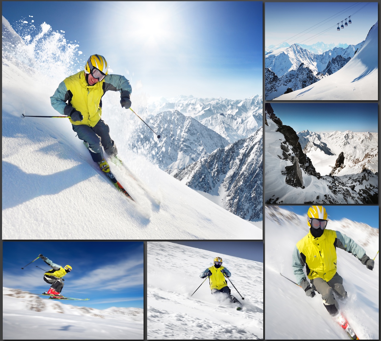 Tablou Canvas: Emoția Coborârii Alpine - Thumbnail 2