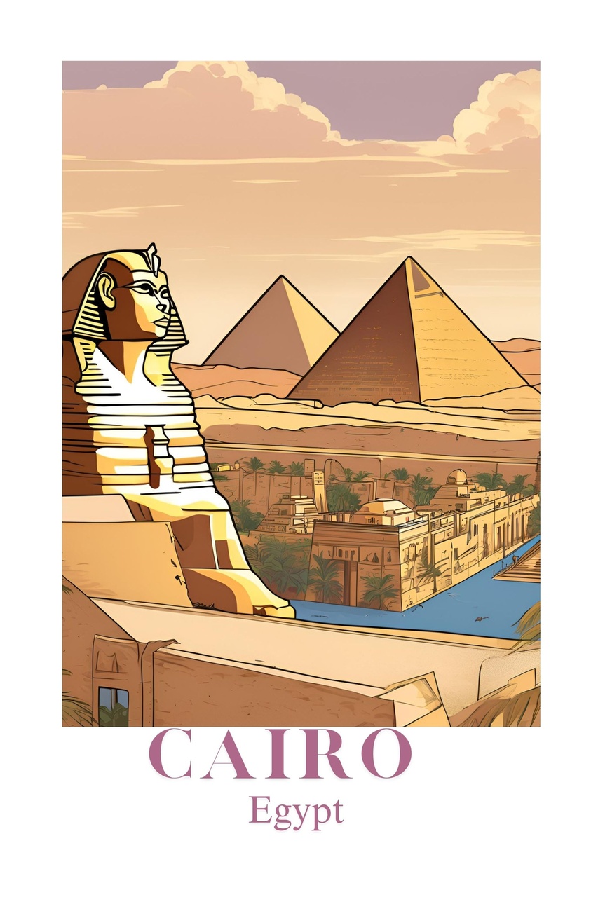 Tablou Canvas: Vise atemporale ale Cairo-ului - Thumbnail 2