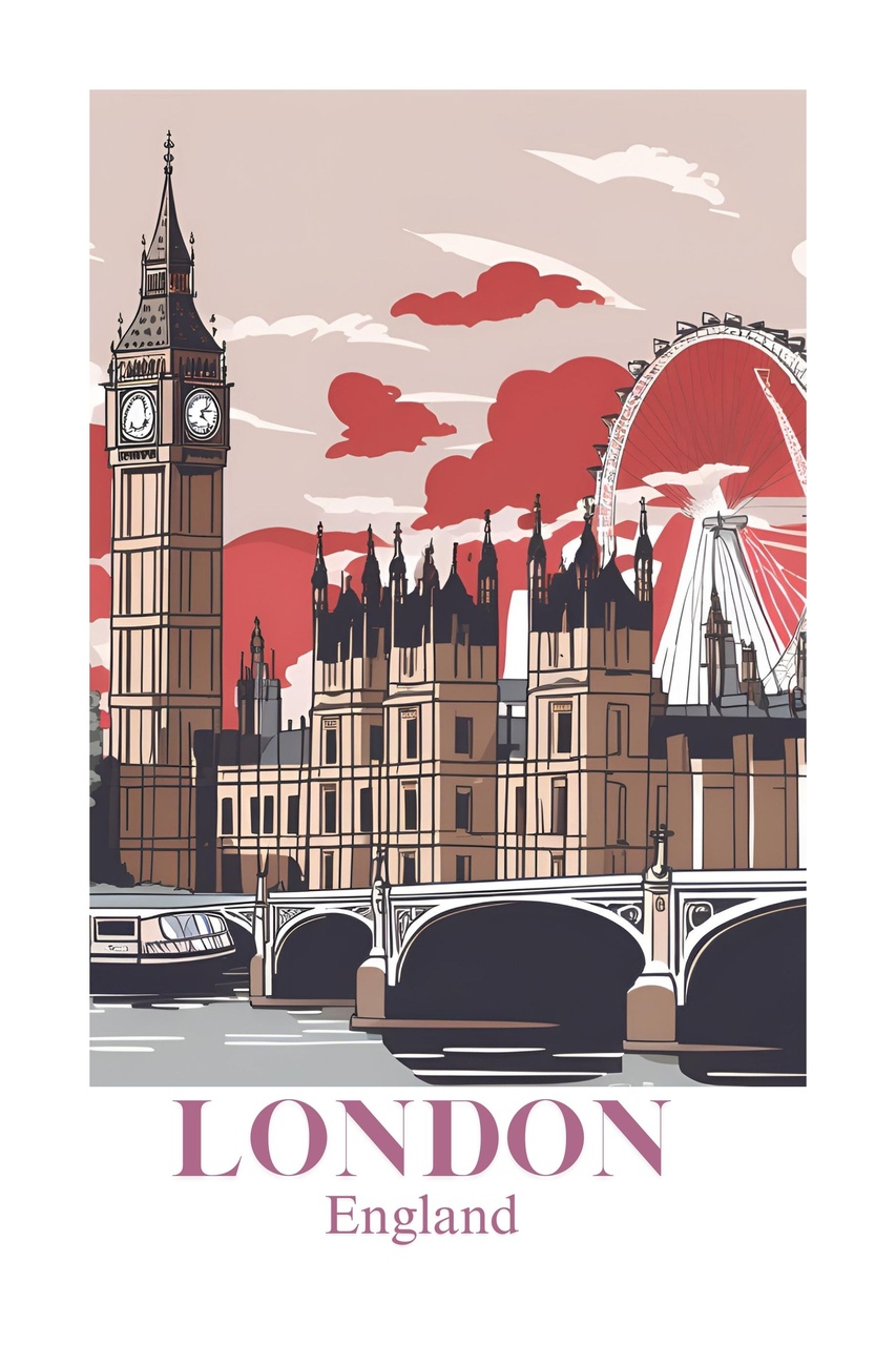 Tablou Canvas: Londra Eternă - Thumbnail 2