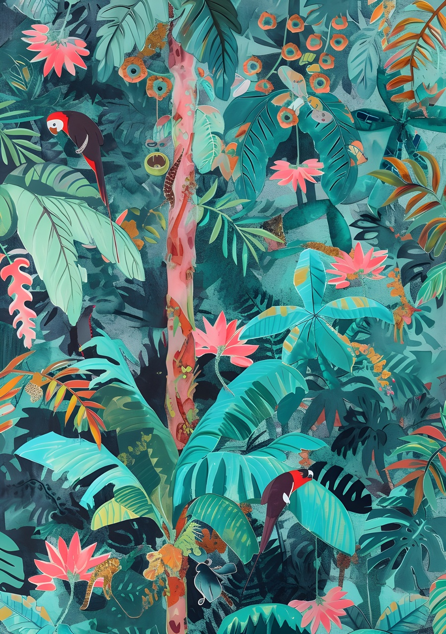 Tablou Canvas: Simfonia Tropicală (2) - Thumbnail 2