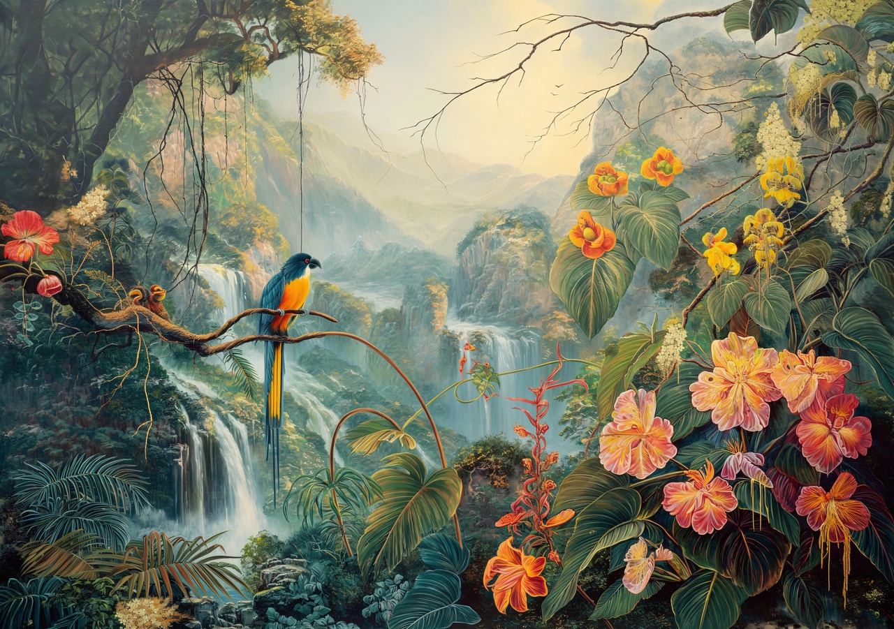 Tablou Canvas: Simfonia Tropicală (1) - Thumbnail 2