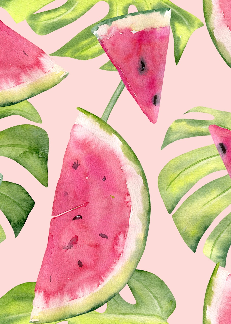 Tablou Canvas: Deliciu tropical cu pepene roșu (1) - Thumbnail 2