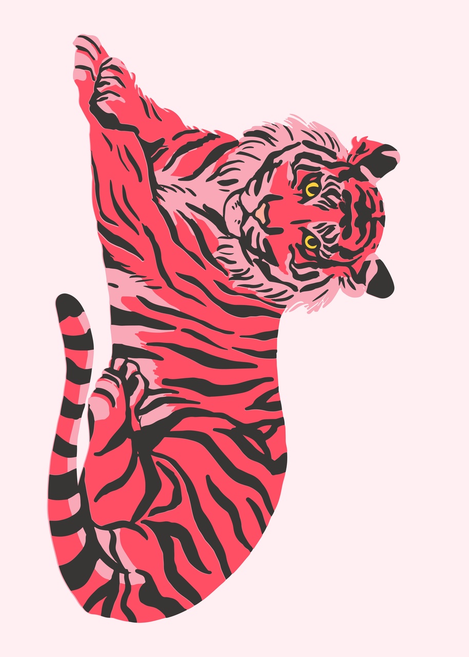 Tablou Canvas: Eleganță vibrantă a tigrului - Thumbnail 2