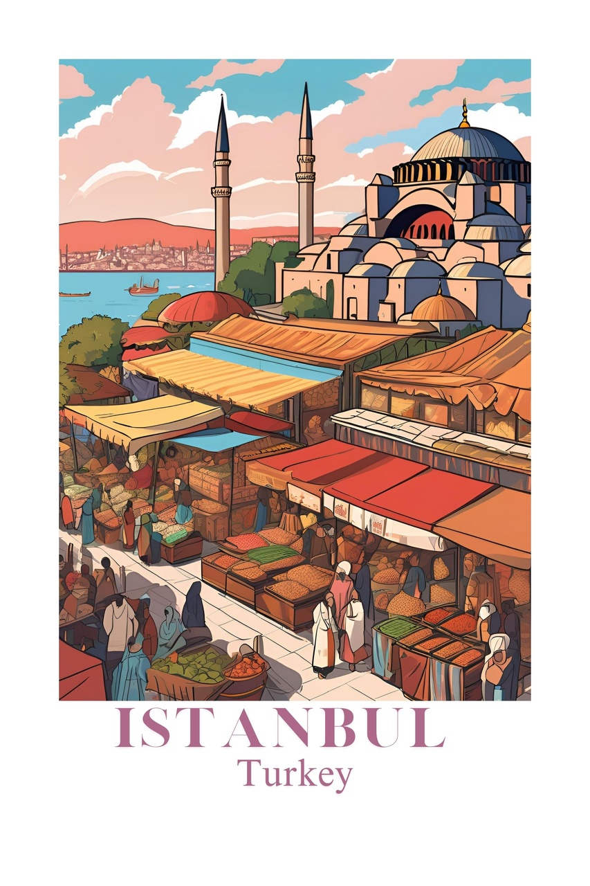 Tablou Canvas: Farmec Vivid al Bazarului - Thumbnail 2