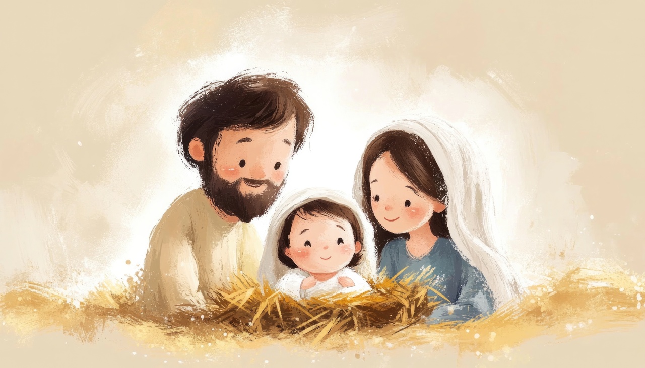 Tablou Canvas: Căldura ieslei - Thumbnail 2