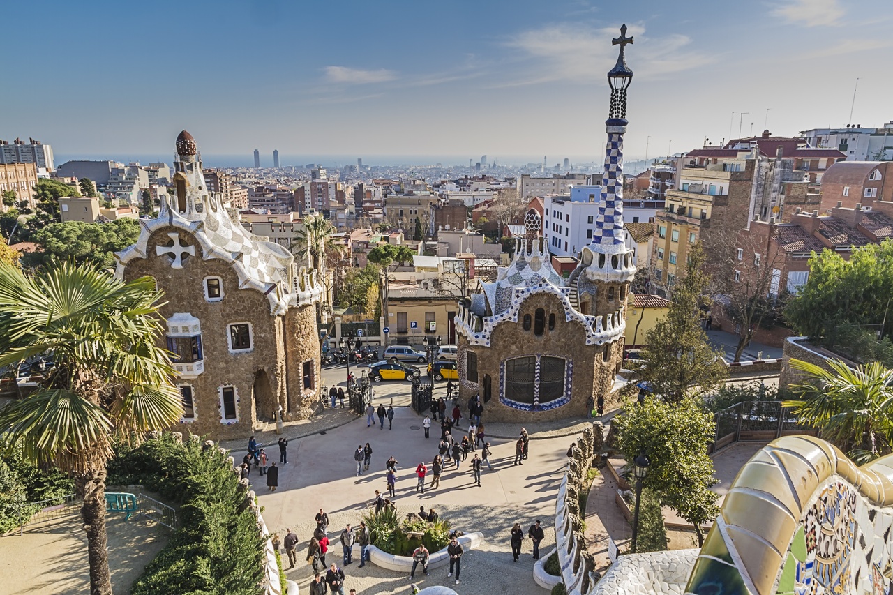 Tablou Canvas: Minunile pline de farmec ale Parcului Güell - Thumbnail 2