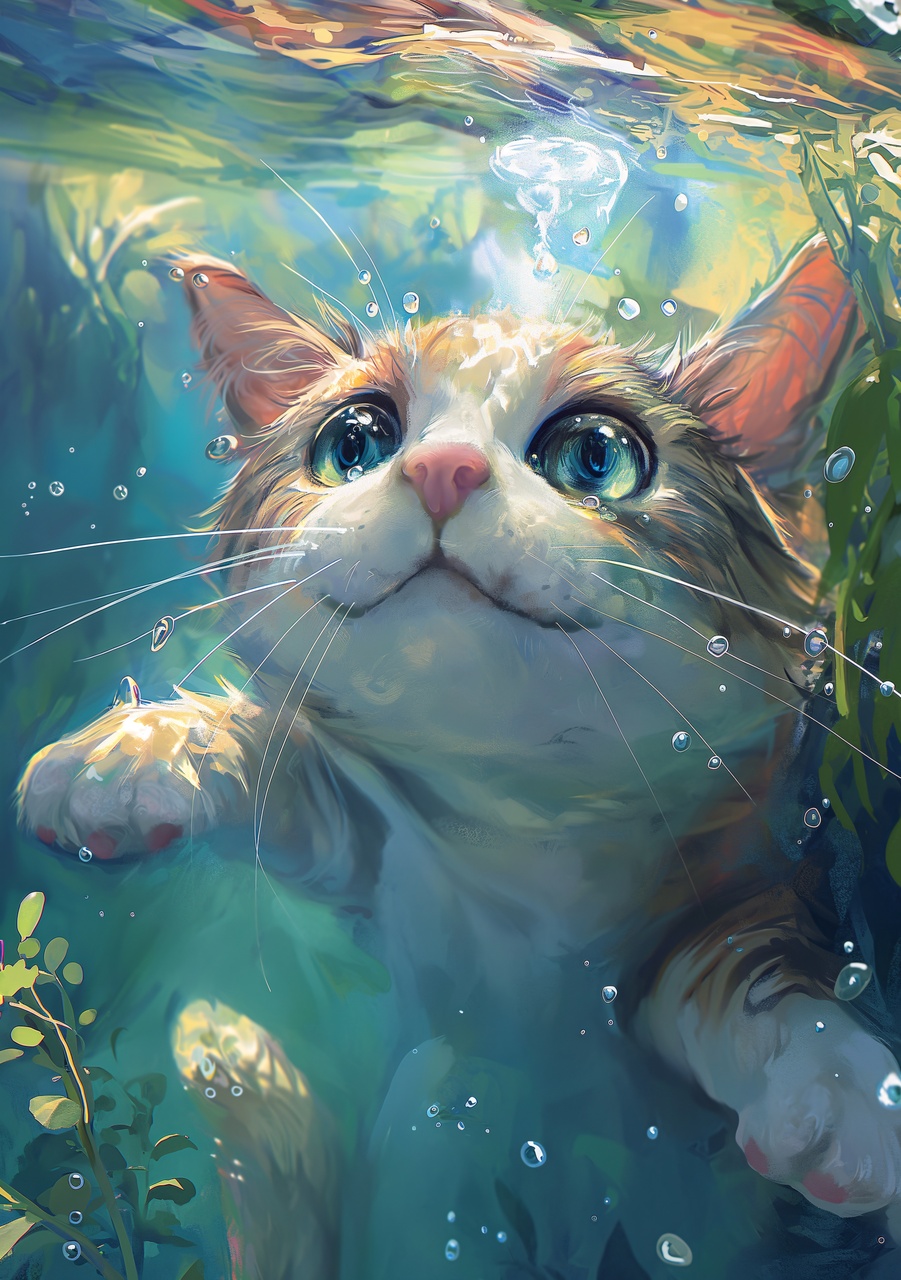 Tablou Canvas: Mustăți în Țara Minunilor - Thumbnail 2