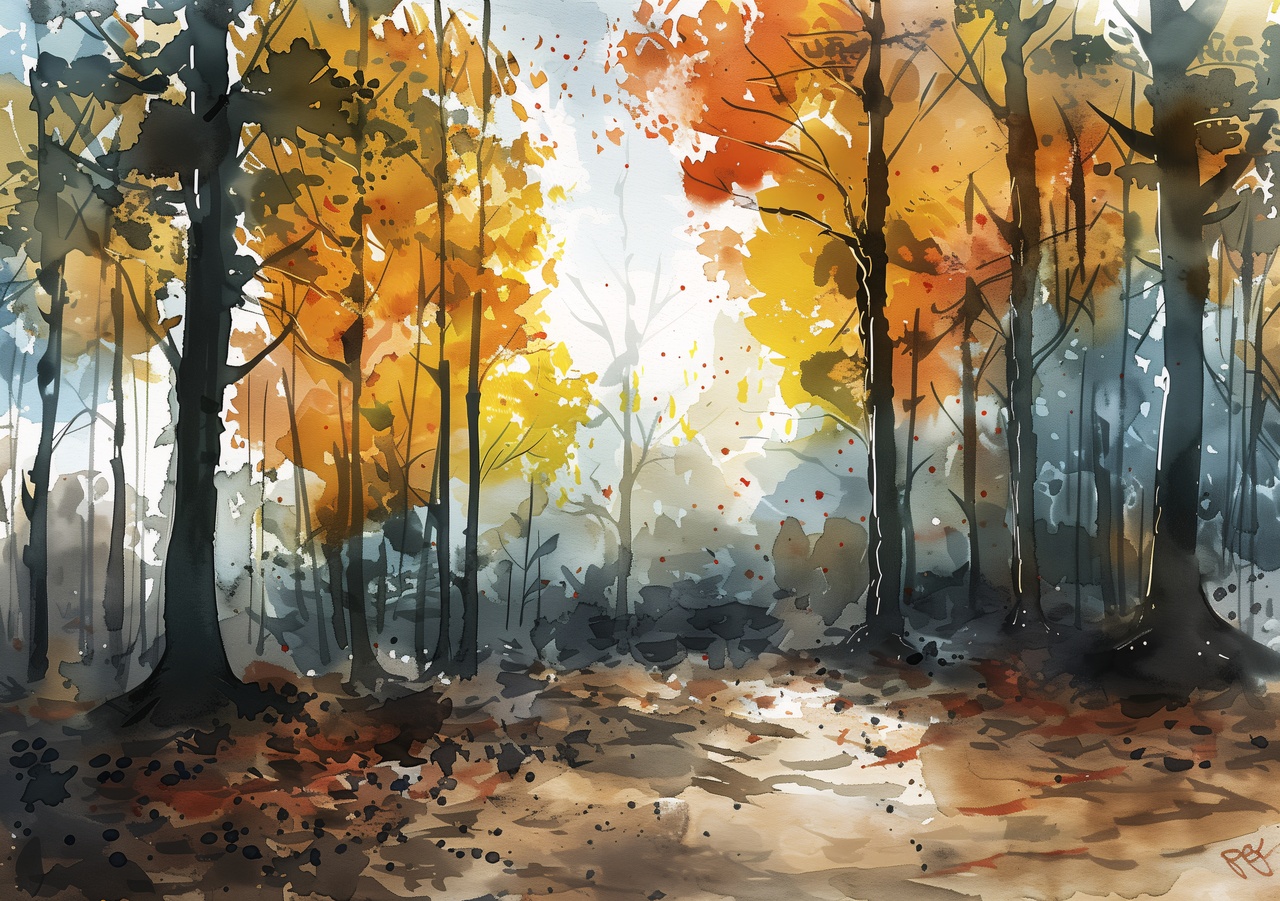 Tablou Canvas: Toamna Șoptită 1754590214672 - Thumbnail 2