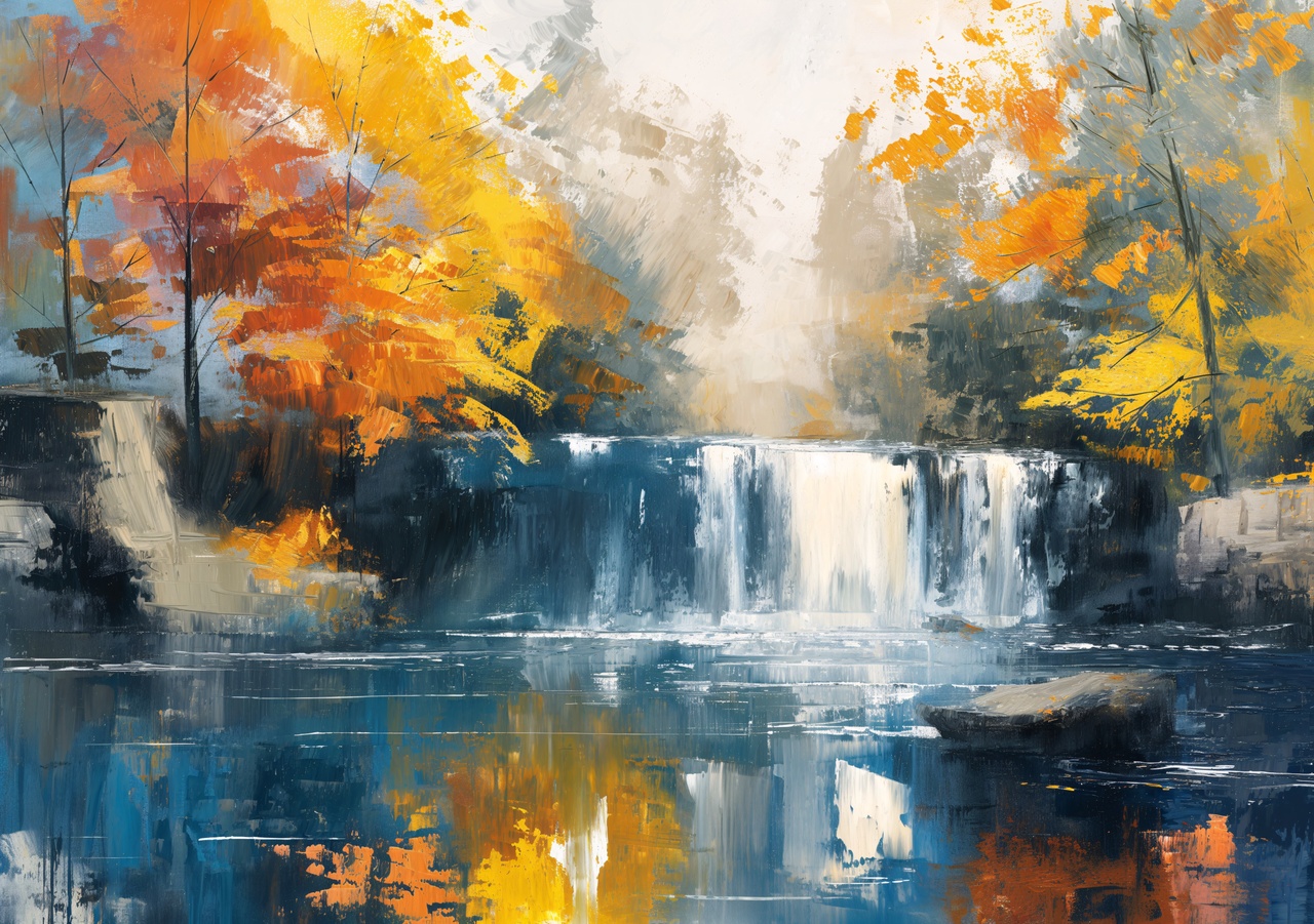 Tablou Canvas: Șoaptele toamnei căzute - Thumbnail 2