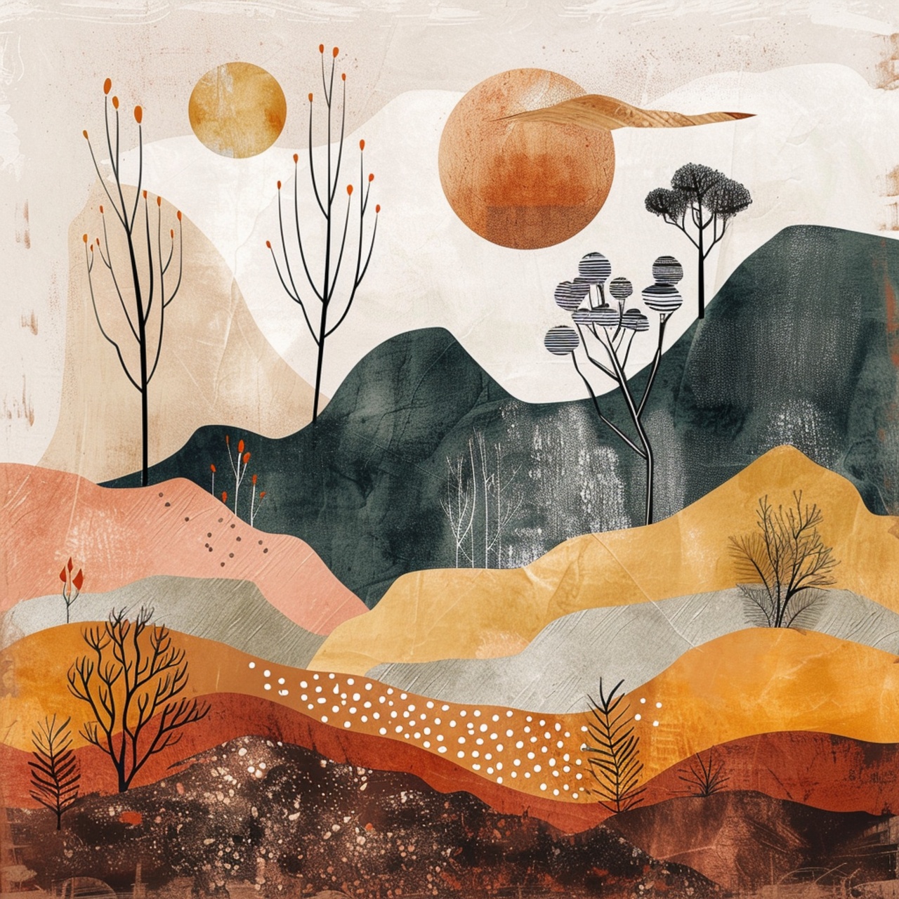 Tablou Canvas: Șoaptele Pământului - Thumbnail 2