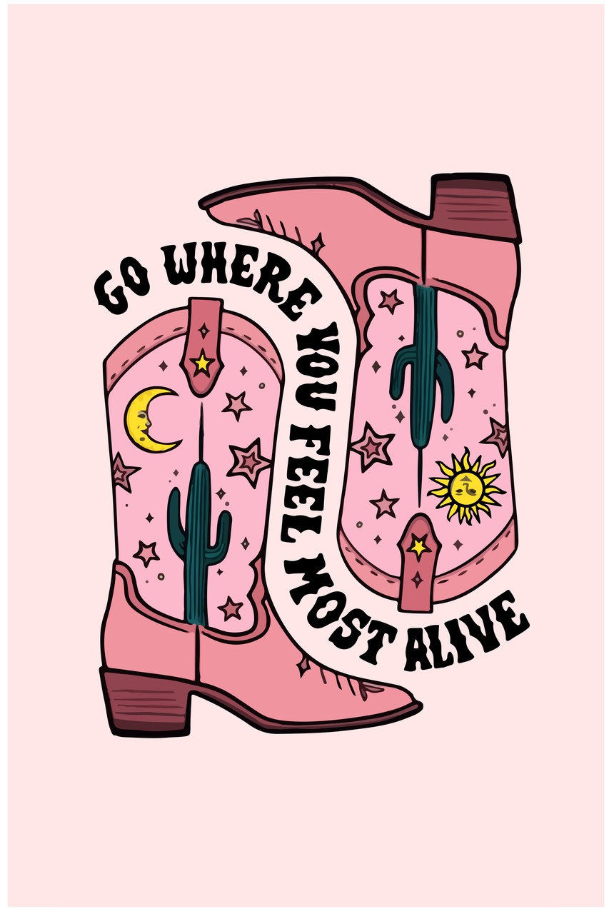 Tablou Canvas: Dor de călătorit în Vestul Sălbatic - Thumbnail 2