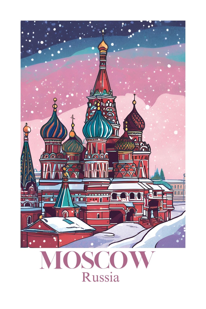 Tablou Canvas: Capriciu de iarnă în Moscova - Thumbnail 2