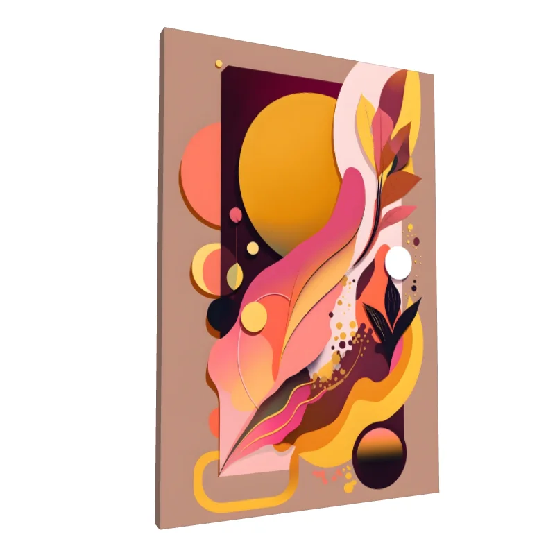 Tablou canvas: Forme și Culori Abstracte Vibrante - Image 1