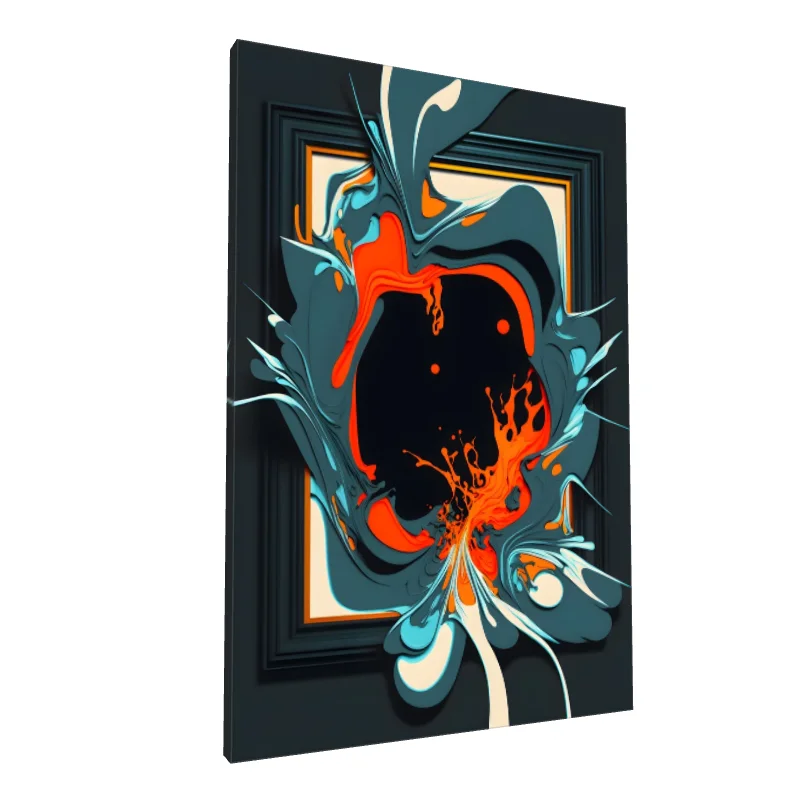 Tablou canvas: Explozie de Culoare Abstractă - Image 1