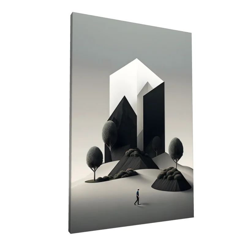 Tablou canvas: Arhitectură Geometrică Abstractă