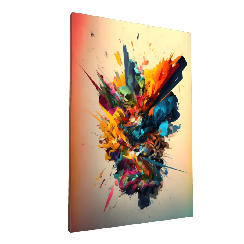 Tablou canvas: Explozie de Culoare în Stil Abstract - Image 1