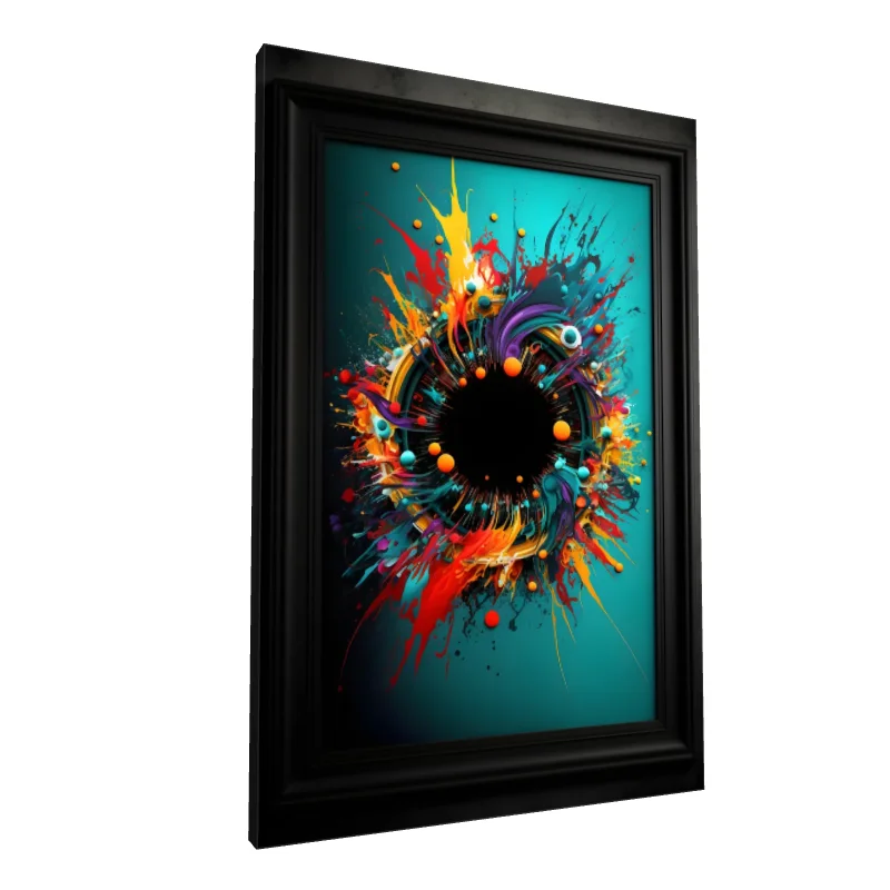 Tablou canvas: Explozie de Culoare în Stil Abstract (2) - Image 1