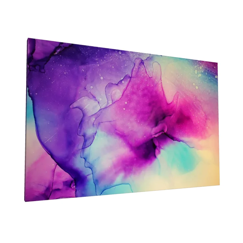 Tablou canvas: Culori Abstracte în Tonuri Violete - Image 1