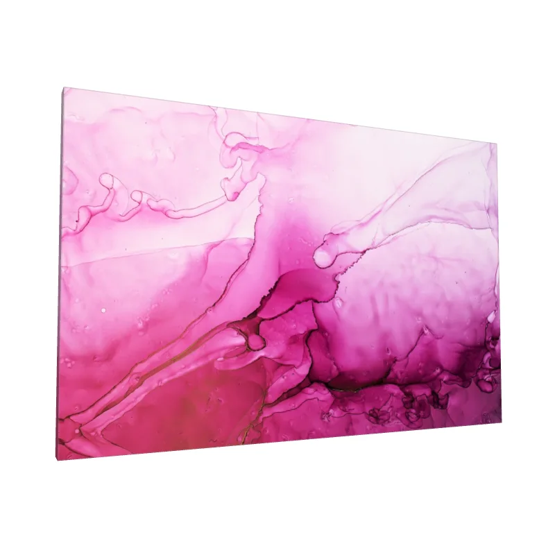 Tablou canvas: Compoziție Abstracție Roz - Image 1