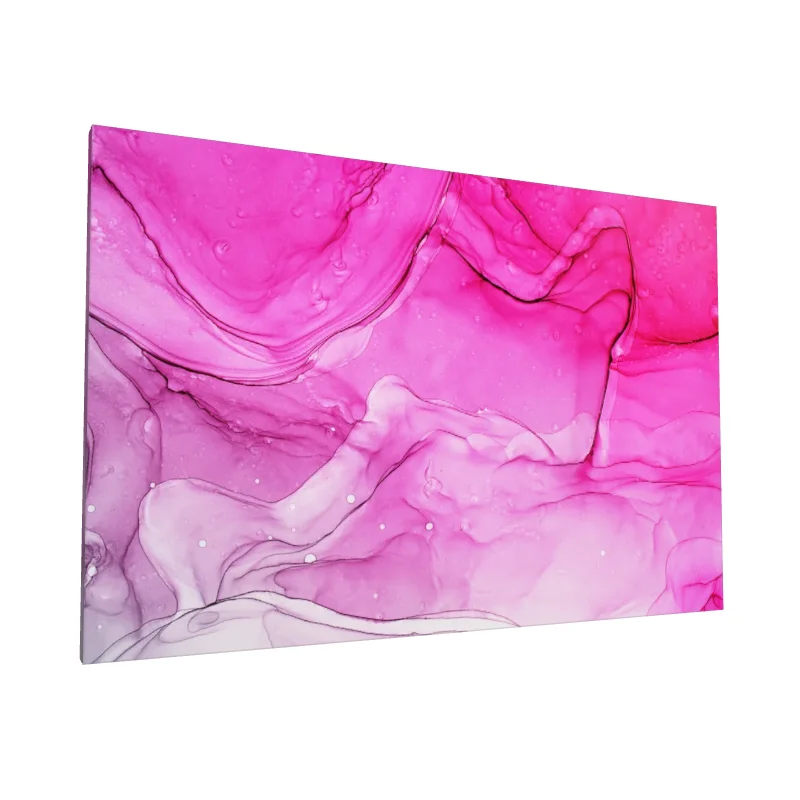 Tablou canvas: Texturi Ondulate Roz Abstracție